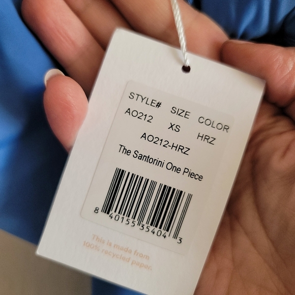 Andie Swim, The Santorini One Piece, HRZ Blue,‎ Size XS - Picture 9 of 12